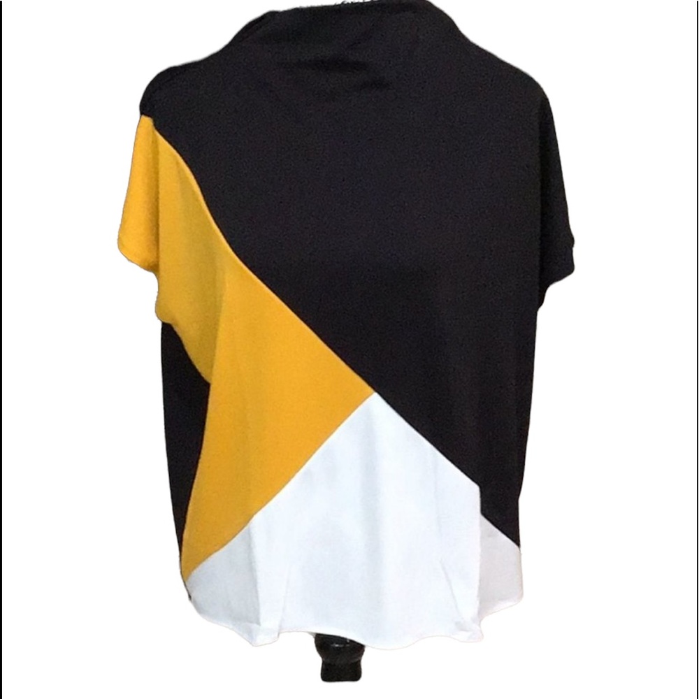 Alfani Womens Color-black Pullover Blouse